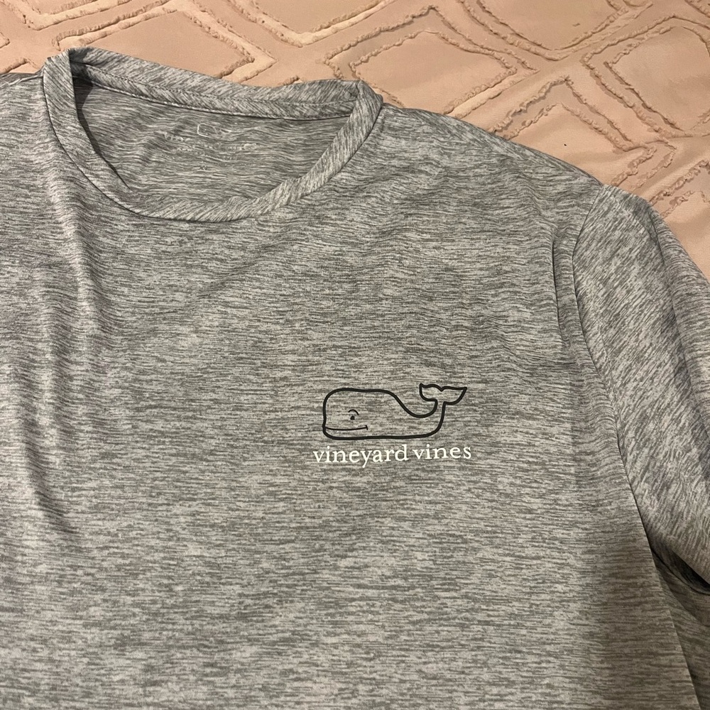 Vineyard Vines Performance Heather Gray Tee
